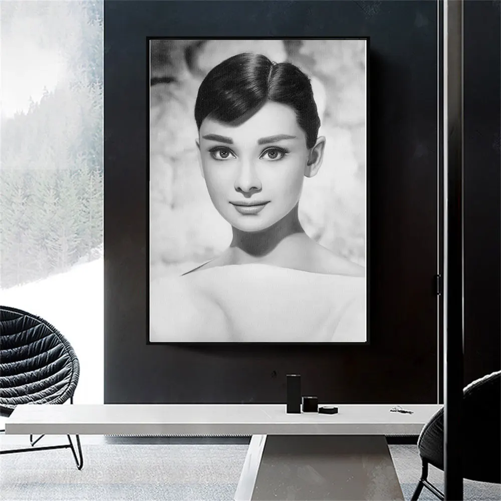 

Famous Actress Portrait Canvas Paintings Classical Figure Wall Art Posters And Prints Pictures for Living Room Home Decoration