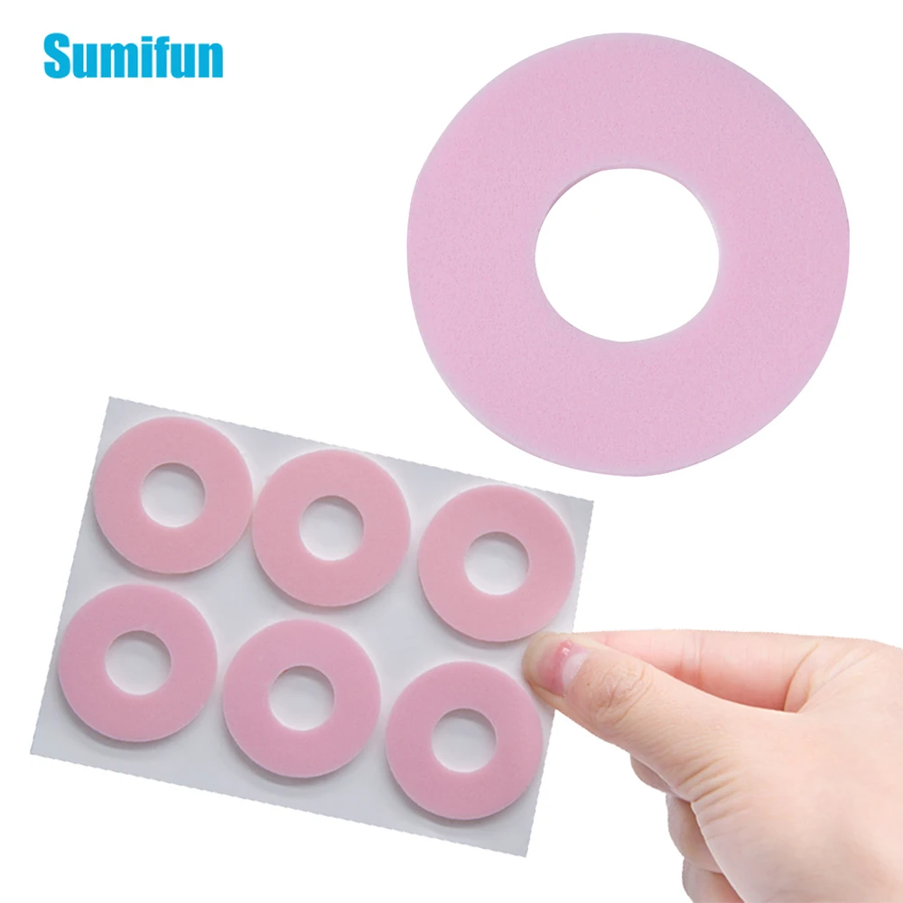 18 Pcs Foot Care Products Cream Tool Sponge Circle Shoe Corn Sticker Remover Heel Liner Pain Relief D1289 | Красота и здоровье