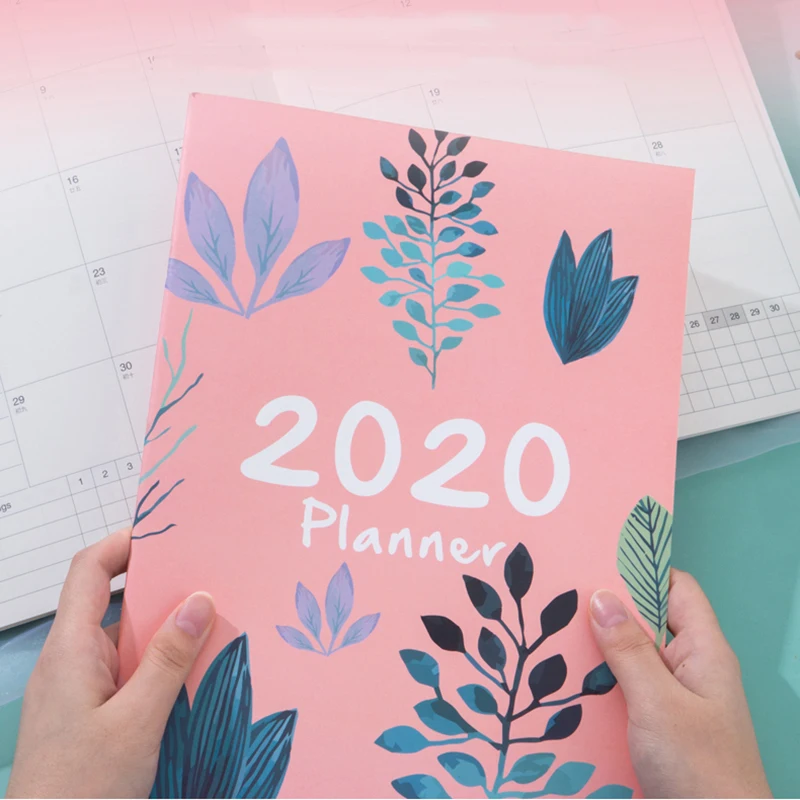 2020 дневник планировщик А4 блокнот ежемесячный недельный календарь записная