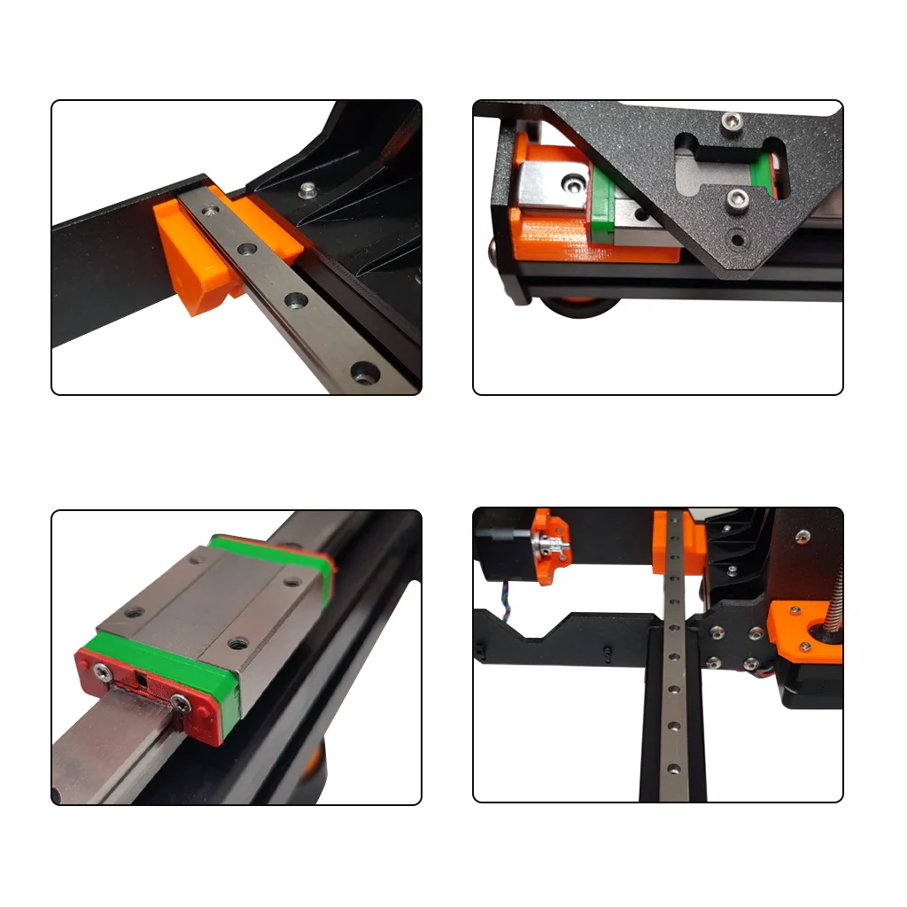 fysetc hiwin x axis y axis linear rail guide mgn12 for prusa mk3s 3d printer with slide block upgrade kit free global shipping