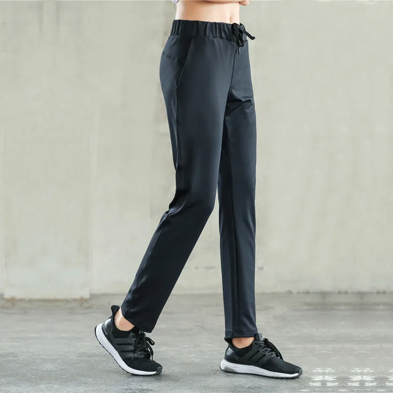 PS свободные штаны для бега эластичные талии гимнастические спортивные брюки