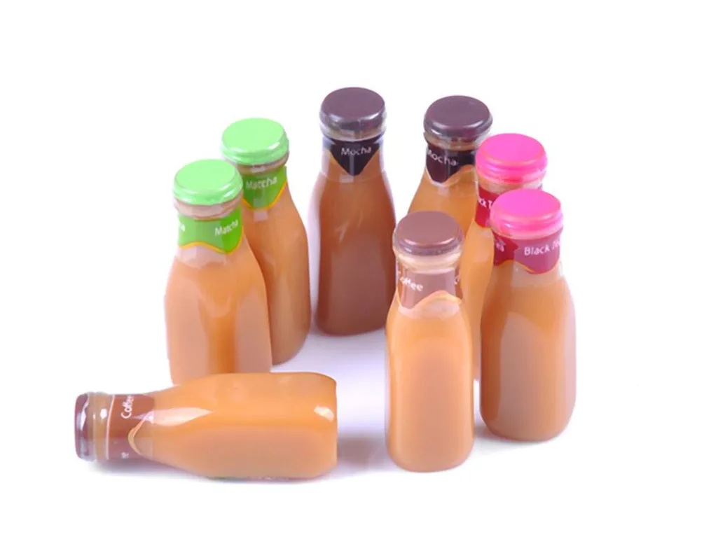 

100pcs resin 3D cute Coffee Frappuccino bottle Cabochon imitation food drink Art Supply Decoration Charm DIY Craft