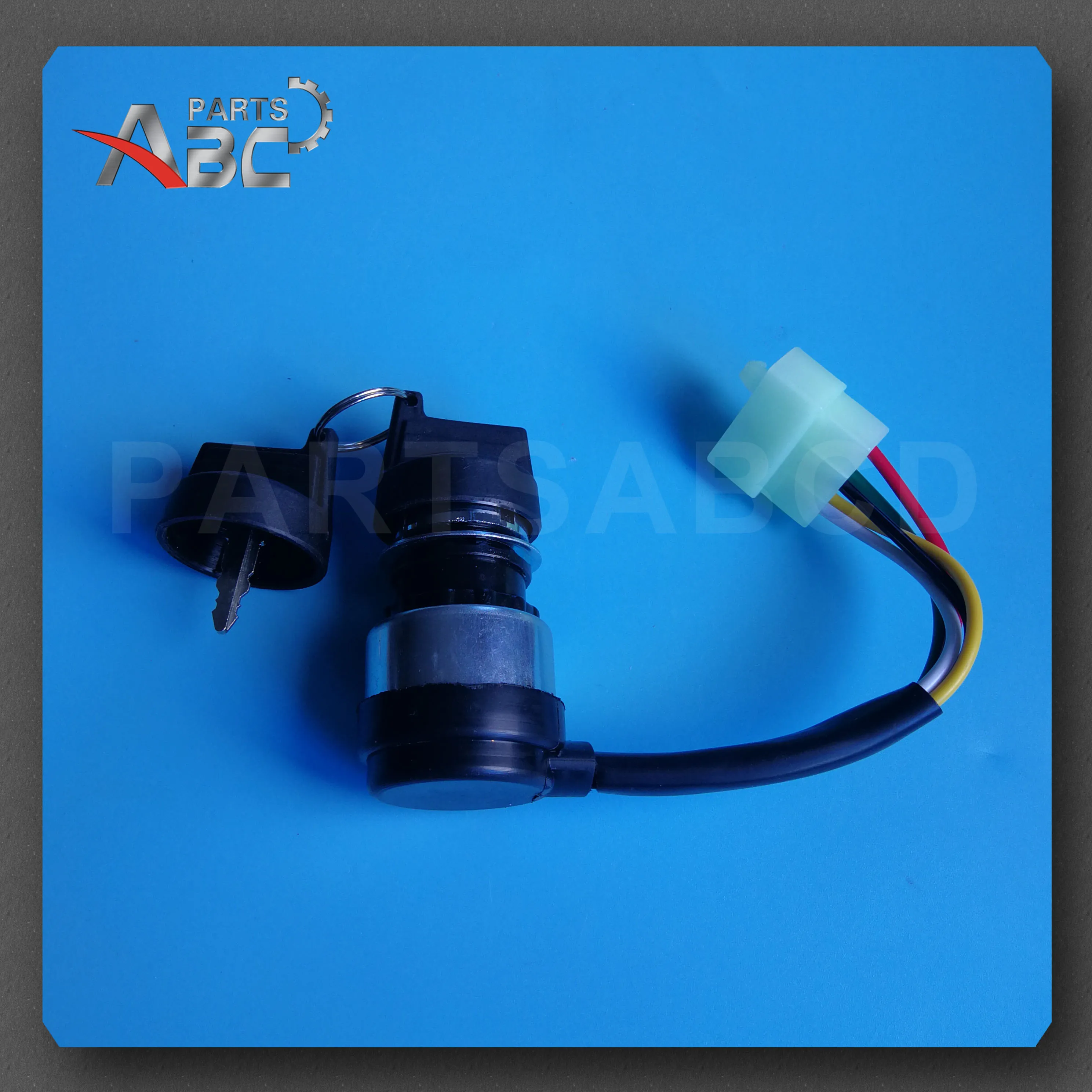 5 проводов Электрический переключатель зажигания 2 ключа для 50-250cc мотоцикла