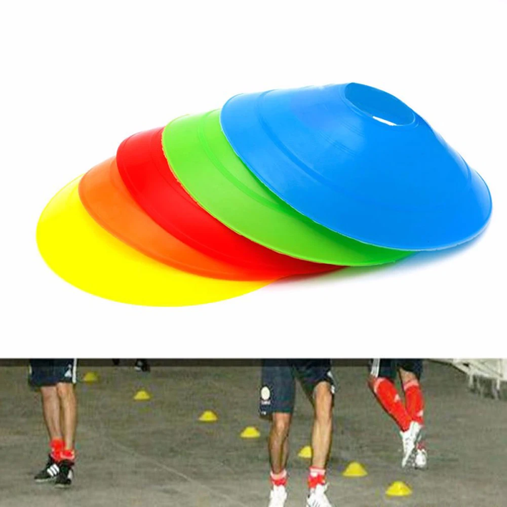 

20PCS Outdoor Sport Football Soccer Rugby Speed Training Disc Cone Cross Track Space Marker Inline Skating Cross Speed Training