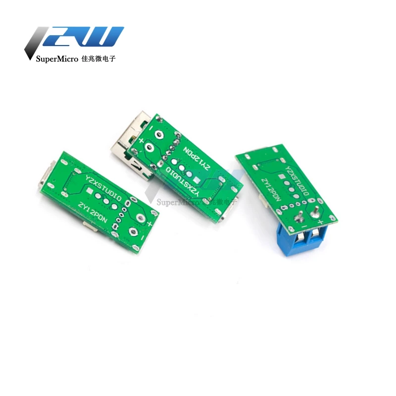 USB C Type PD2.0 PD3.0 to DC Spoof Detector с триггером быстрой зарядки PD блокнотный Модуль платы