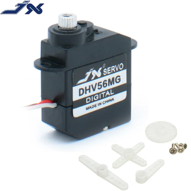 JX сервопривод DHV56MG 5 6 г DS цифровая бескорпусная MG металлическая Шестерня HV 1 2 кг 0 10