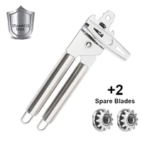 stainless steel can opener chrome bottle openers professional ergonomic manual can opener kitchen tools bar accessories