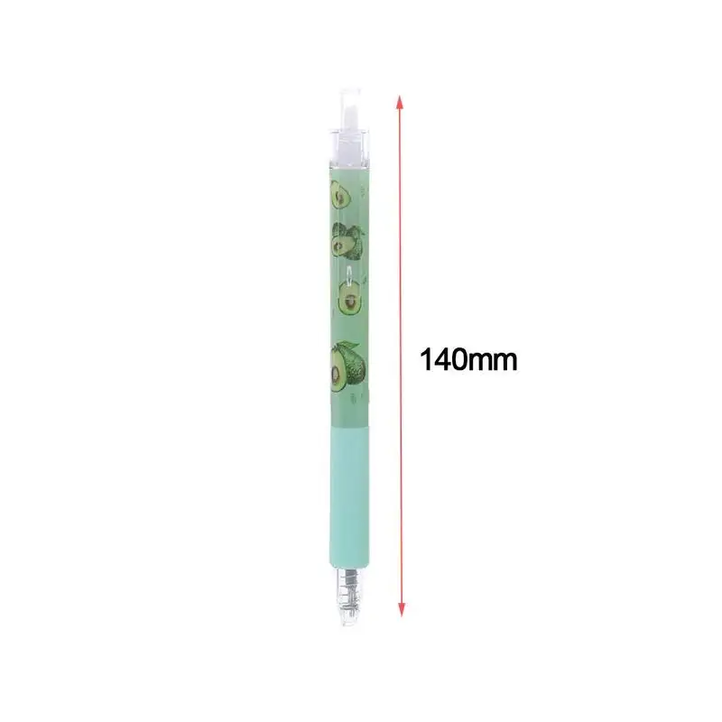 

Cute Kawaii Creative Lovely Fruit Strawberry Pear Avocado Office Pen Press Stationery Apple Student Gel School B1G4