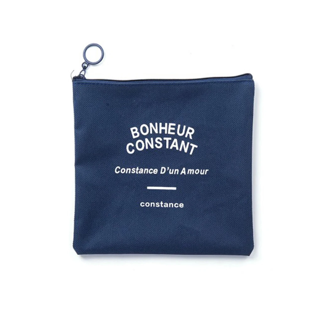 Простая Сумка карандаш Мужская и женская вместительная тканевая сумка