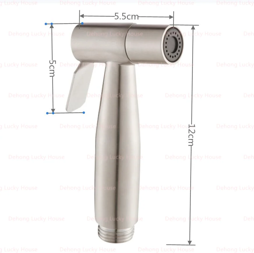 2m handheld toilet faucet sprayer held stainless steel sprayer gun set hand bidet spray bathroom self cleaning shower head free global shipping