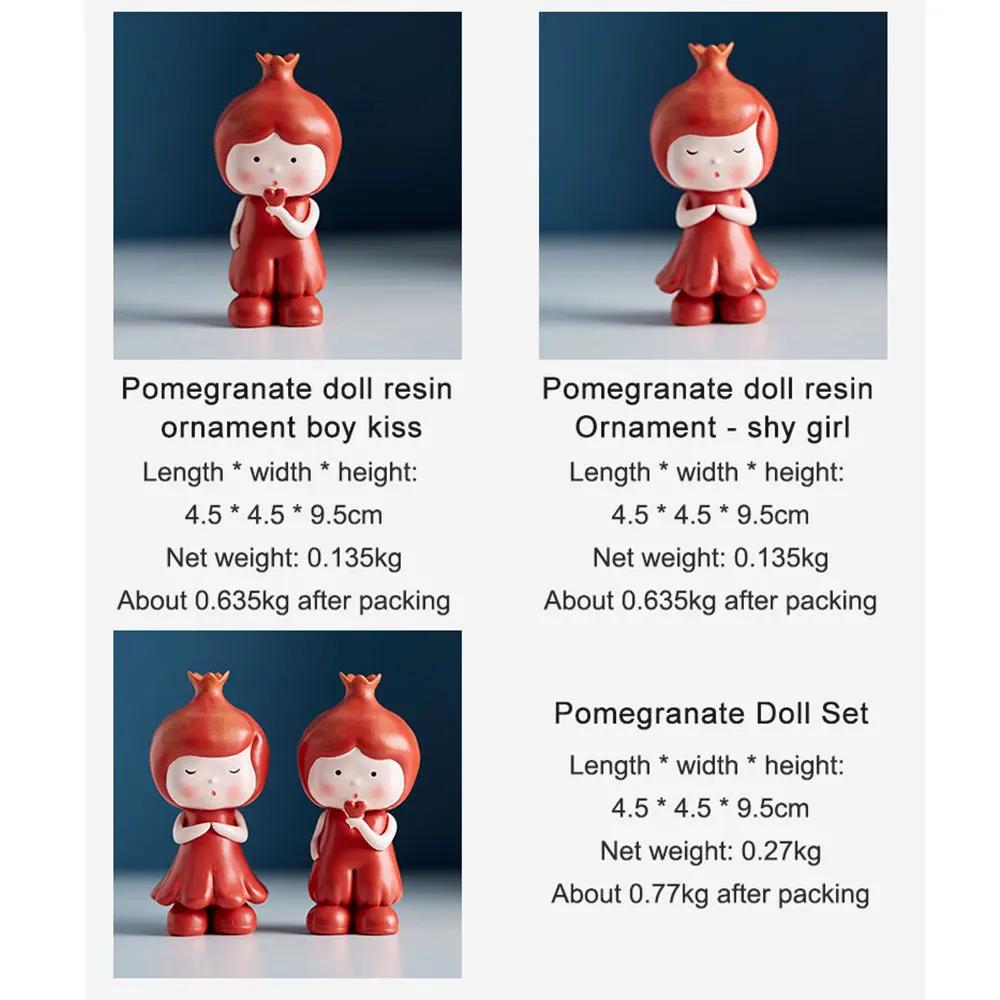 Креативные Мультяшные резиновые пары красивые настольные украшения украшение