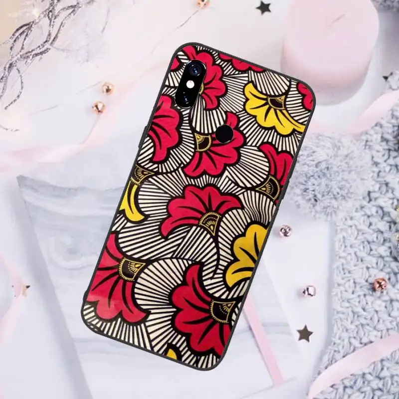 

African style fabric print Printing Phone Case For Xiaomi Redmi 7 8 9t a3Pro 9se k20 mi8 max3 lite 9 note 9s 10 pro