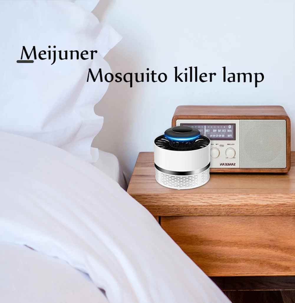 Meijuner, лампа от комаров, USB питание, ловушка для комаров, лампа, Электронная ловушка для насекомых, ловушка для насекомых, Zapper, против комаров, LampB023