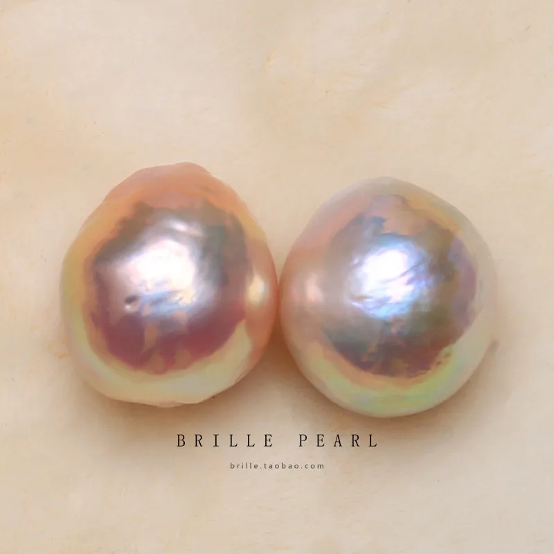 BaroqueOnly 5А натуральные жемчужные бусины в форме яйца капли воды красочные серьги DIY