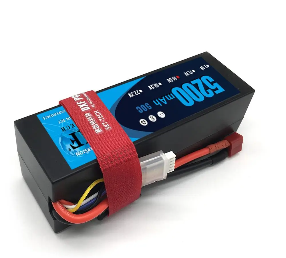 Литий полимерный аккумулятор DXF 14 8 в для радиоуправляемой модели 5200 мАч LiPo 4S 50C с T