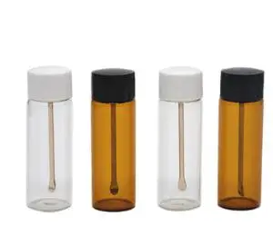 Стеклянная бутылка для табака 65 мм коробка таблеток чехол бутылки с