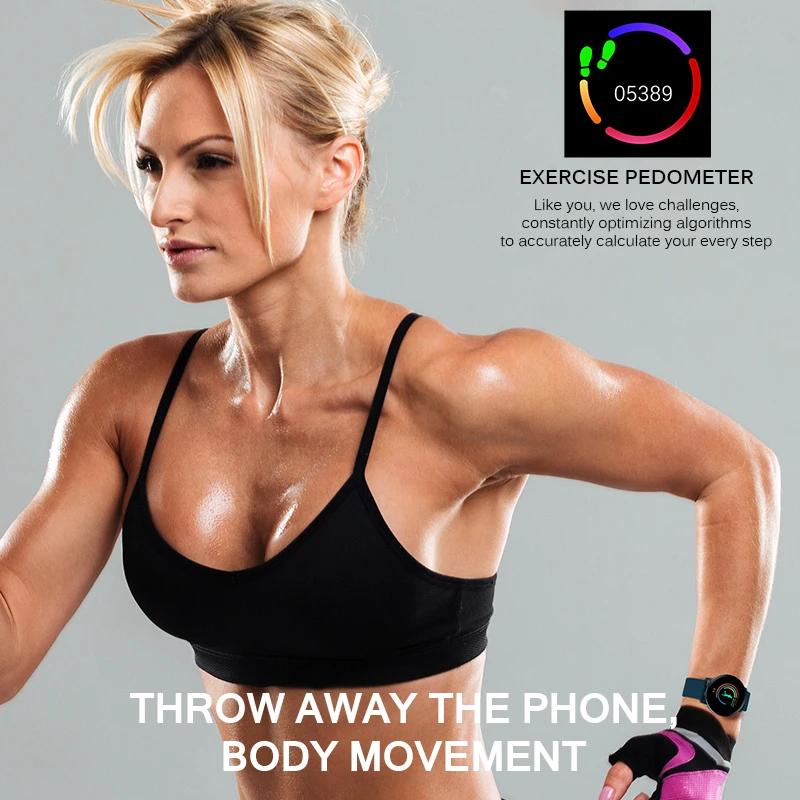 Smart Watch Heart Rate Blood Pressure Monitor Color Screen IP67 Waterproof Unique Strap Design Bluetooth SmartWatch Men | Электроника