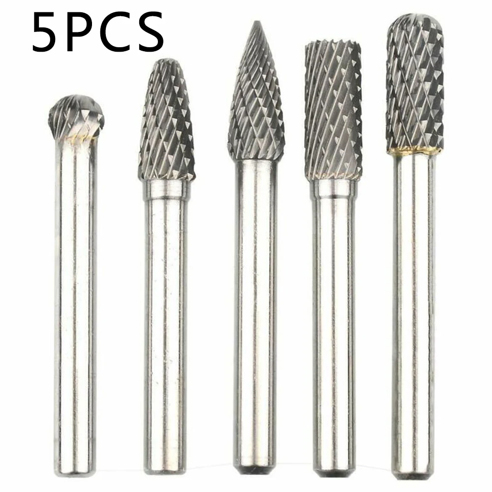 

6mm shank Rotary Tools Point Die Grinder Double cut Deburring Engraving