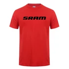 Мужская винтажная футболка с логотипом Sram, 100% хлопок, Мужская облегающая футболка, бесплатная доставка