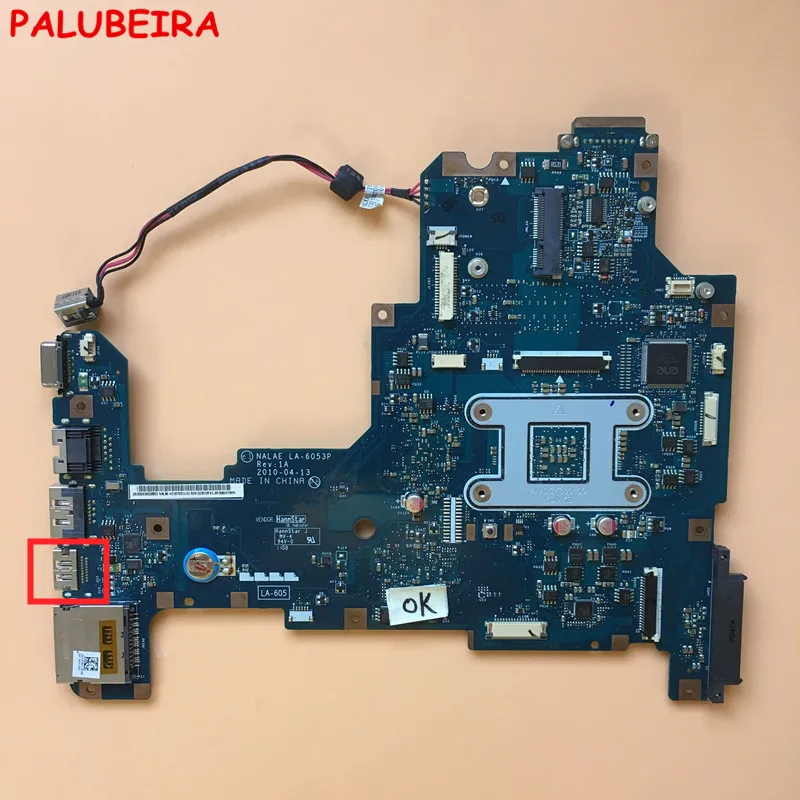 PALUBEIRA для Toshiba L670D L675D Материнская плата ноутбука K000103970 NALAE LA 6053P DDR3 материнская 100%