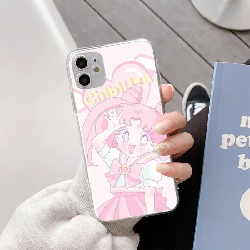 

Yinuoda Cute Cartoon Sailor Moon Shell Phone Case For iPhone 11pro MAX 8 7 6 6S Plus X XS MAX 5 5S SE XR Fundas Capa