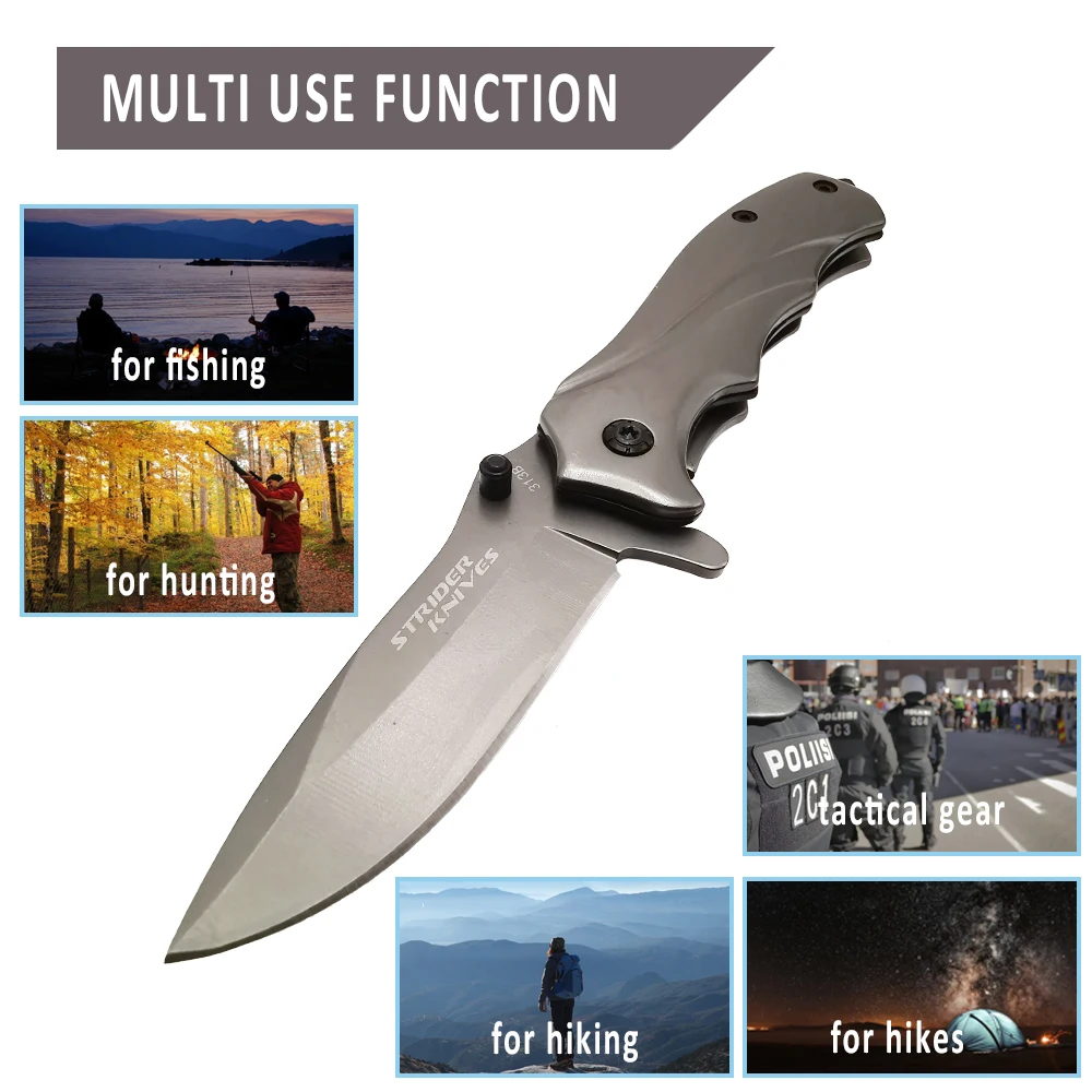 157 мм (6 2 ') 56HRC Ретро складной Ножи на открытом воздухе небольшой карман s камень