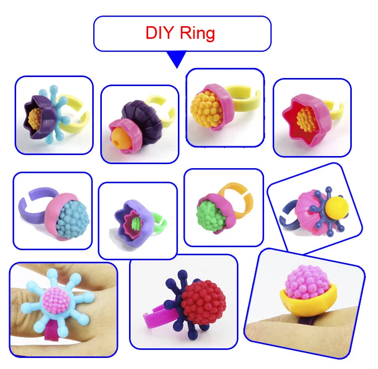 DOLLRYGA дети ремесло DIY Новые беспроводные бусины 530 шт/бочонок радужные бусины разной формы lote Детская игрушка Детские игрушки Подарки для мальчиков и девочек