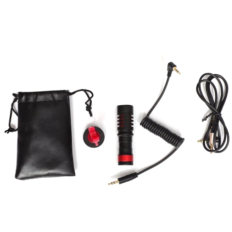 

Микрофон для цифровой зеркальной камеры, записывающий микрофон для интервью, фото, видео, Радио, микрофон подходит для Nikon D3200