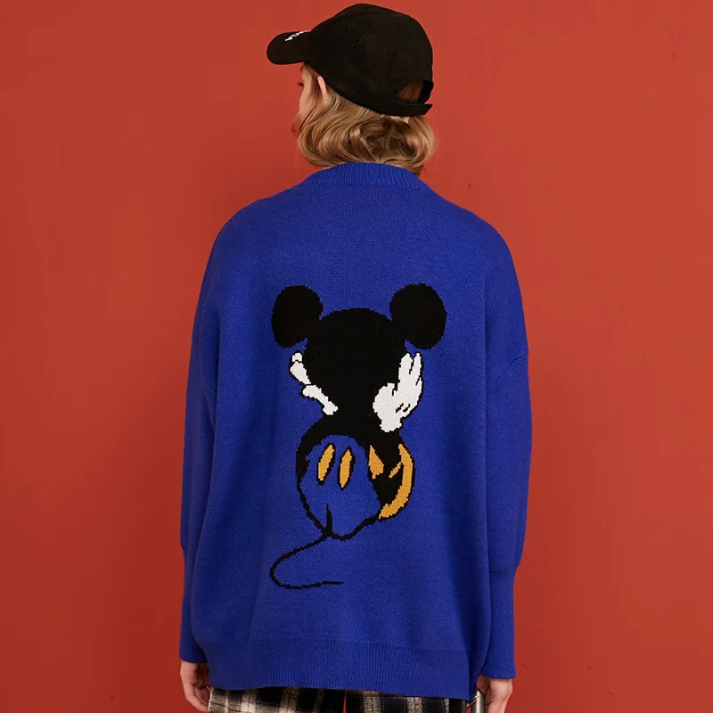 UNIFREE2019 Новинка зимы женский с круглым вырезом Микки-Маусом Мышь со свободным