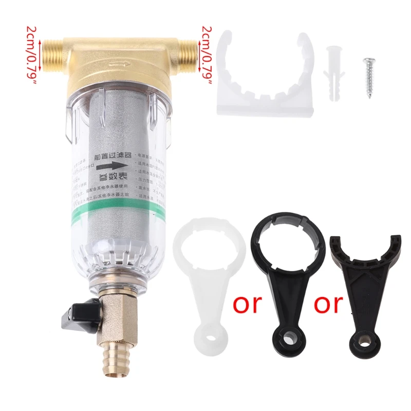 2021 Новый 4 точек касания предварительной очистки для домашней печи Нержавеющая сталь фильтр для воды для очистки воды очиститель сетки Мед...