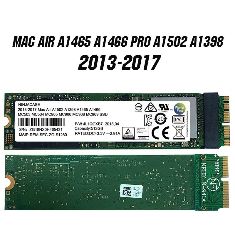 NEW 1TB 2TB 1024GB 2048GB For Macbook Air 2013 2014 2015 A1465 A1466 PRO 2013 2014 2015 A1502 A1398 SOLID STATE DISK MAC ssd