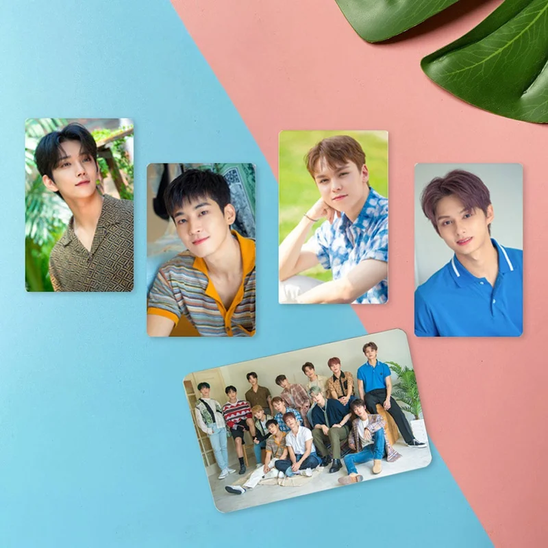 

100PCS/Set KPOP SEVENTEEN 7th Album Heng:garae HD Photo Cards Double Side Self Made LOMO Card Photocards For Fans