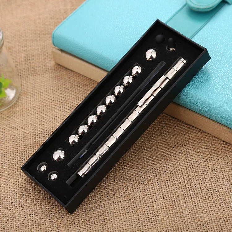 

2021 Magnetic Polar Pen Metal Magnet Modular Think Ink Toy Stress Fidgets Antistress Focus Hands Touch Pen Erasable Pen