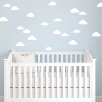 24pcs clouds shape pattern children wall stickers bedroom decor