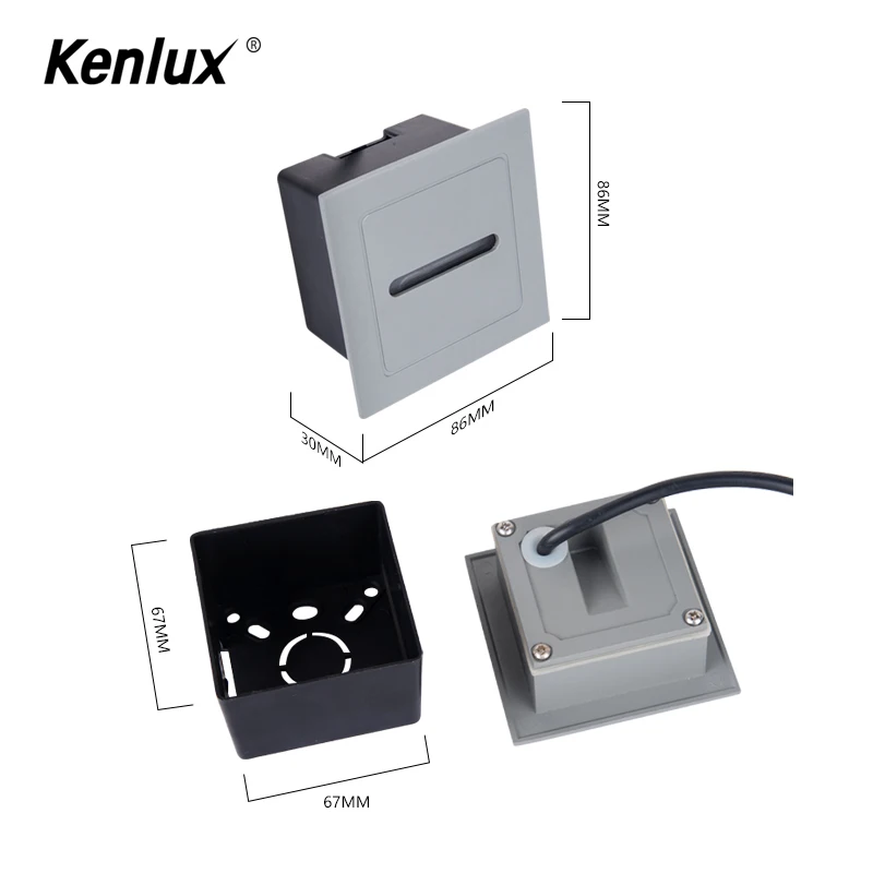 Комнатный светодиодный светильник для лестницы Встроенный Настенный бра s 3 Вт