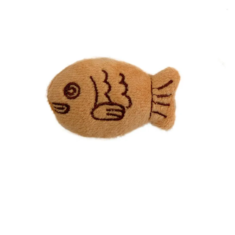

Kawaii Cartoon Taiyaki Brooch Plush Small fish Backpack sweater corsage bream Fashion Jewelry Brooches