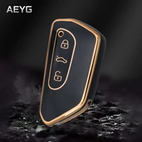 tpu car remote key case cover shell for vw volkswagen golf 8 mk8 koda octavia 3 buttons smart keyless holder control accessories