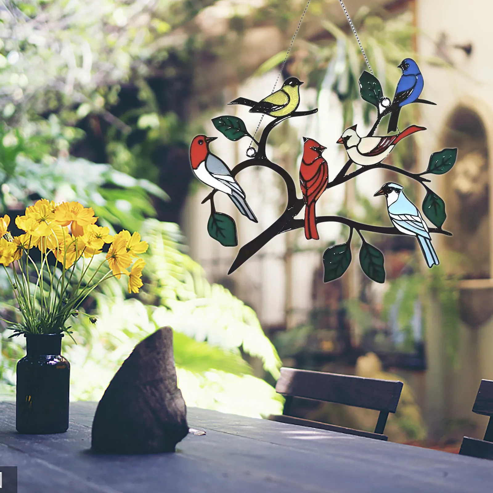 Металлический Настенный декор в виде птицы внутренняя настенная Художественная