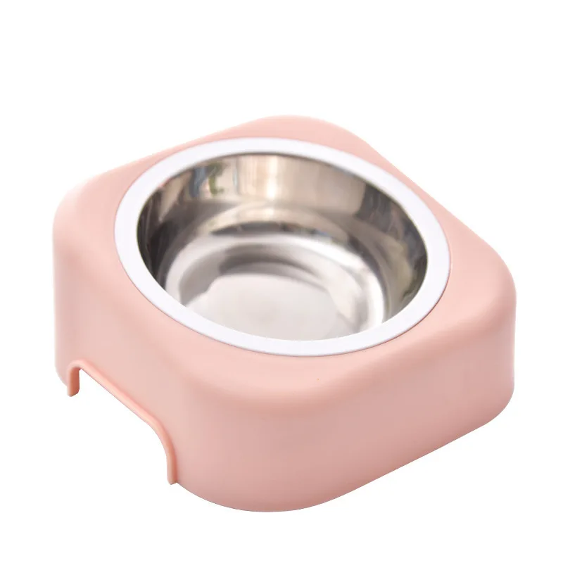 

Pet Stainless Steel Bowl Dog Bowl Stainless Steel Cat Bowl Dog Food Bowl Slope Bowl Cat Food Holder