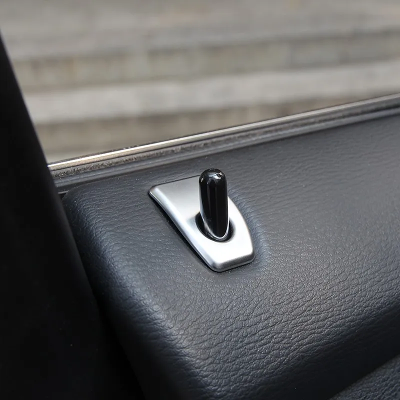 ABS матовая хромированная крышка дверного замка автомобиля Накладка для BMW X5 f15 2014
