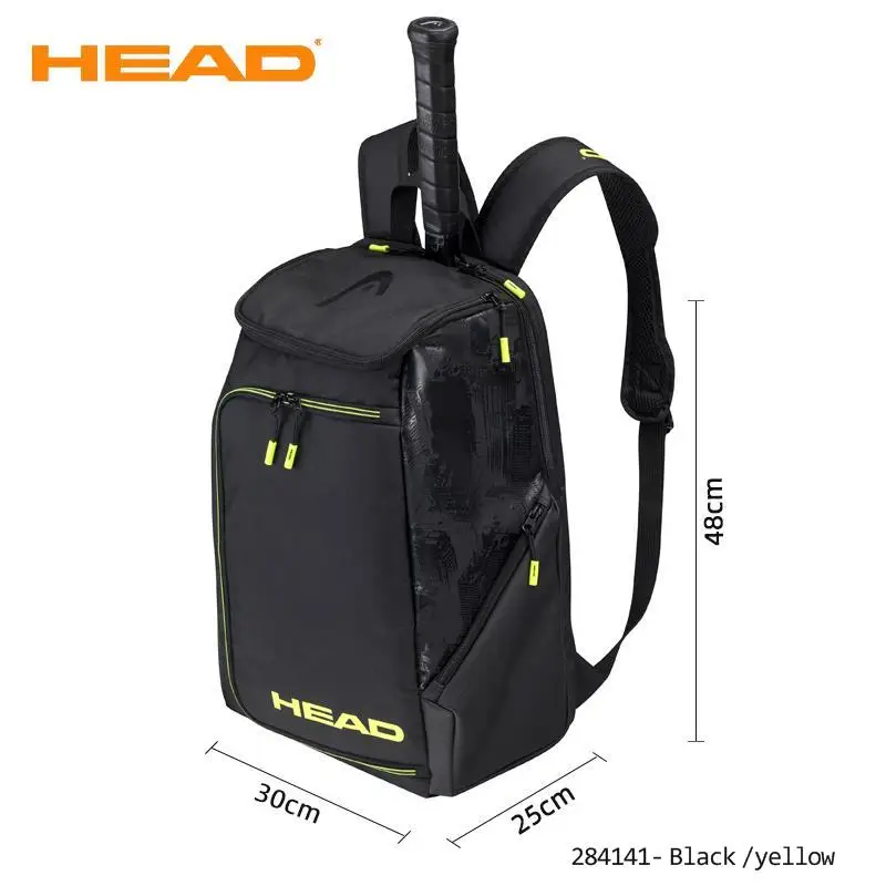 2022 Orginal Head Tennis Backpack Limited HEAD Tennis Bag EXTREME NITE Sports Badminton Men Tennis Padel Bag Tenis Raquete Bolsa