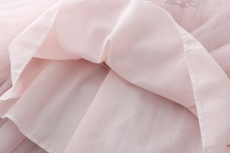 Платье принцессы для девочек, вязаные платья-свитера, рождественское платье из тюля с блестками, Европейский костюм принцессы для девочек, одежда на День Благодарения