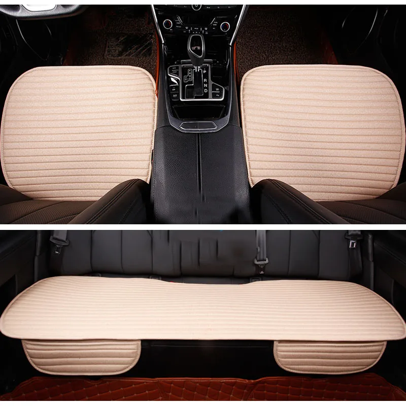 Miglior Cuscino Per Seggiolino Auto In Lino Cuscino Per Tappetino Generale Per Quattro Stagioni Auto Antiscivolo Traspirante Per Accessori Interni Per Protezione Sedia Auto