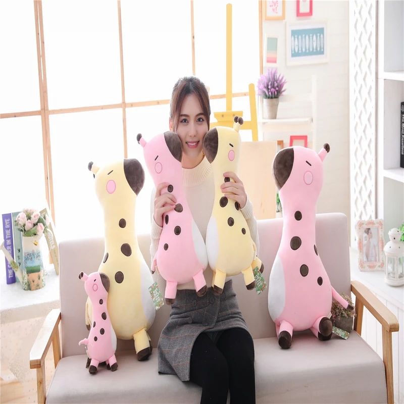 

30/50/80cm Cute Giraffe Pillow Cushion Plush Toy Nap Pillow For Kid's Christmas Gifts100% Brand New High Quality Animal Doll