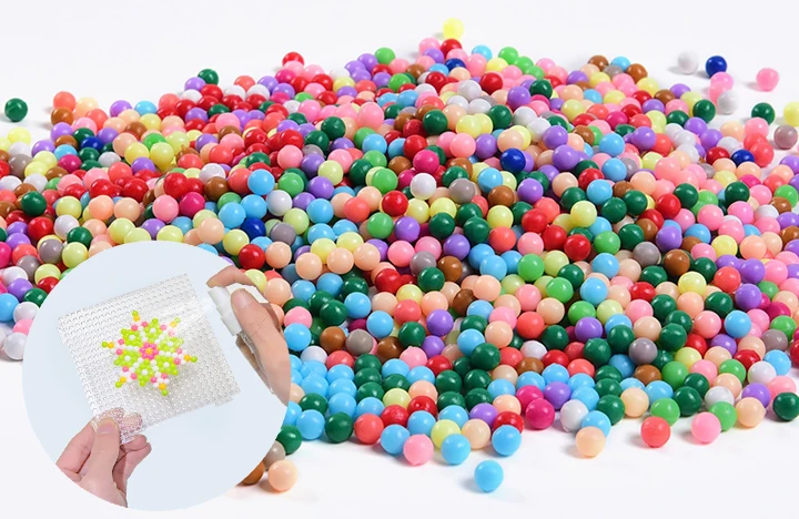 Заправка 300 шт./пакет 36 Цвета 5 мм Аква-спрей Magic Бусины развивающие 3D бусины игр и