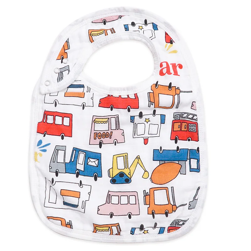 Coloured car Muslinlife детские нагрудники Новинка бамбуковый хлопок высокого качества Babadores Para Bebe слюнявчик для младенца полотенце для мальчиков и девочек - Цвет: Coloured car