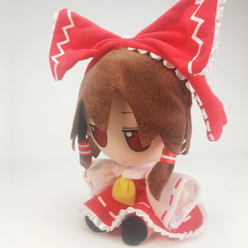 TouHou Project Hakurei Reimu Cute Косплей Одежда Плюшевая Кукла Мягкие Мультяшные игрушки в