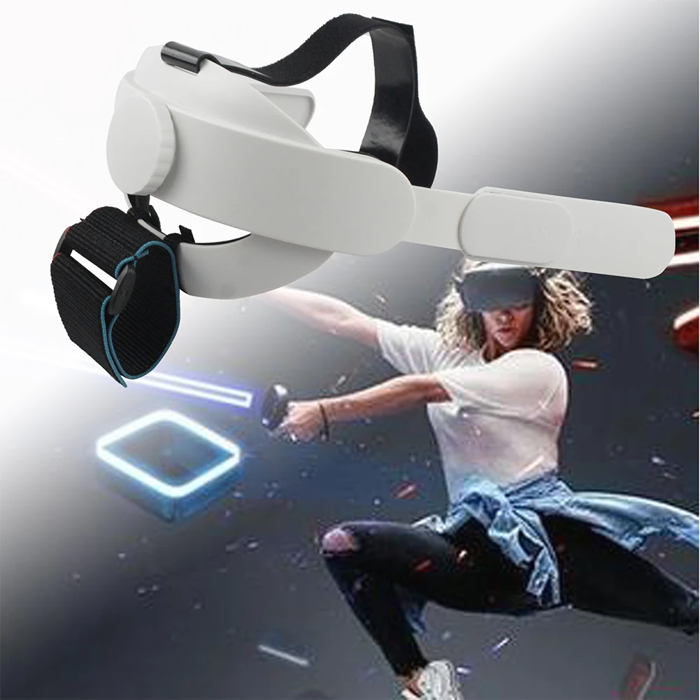 

Регулируемый ремешок для головы, редуктор давления, подходит для Oculus Quest 2, фиксированный ремень, Сменные аксессуары VR