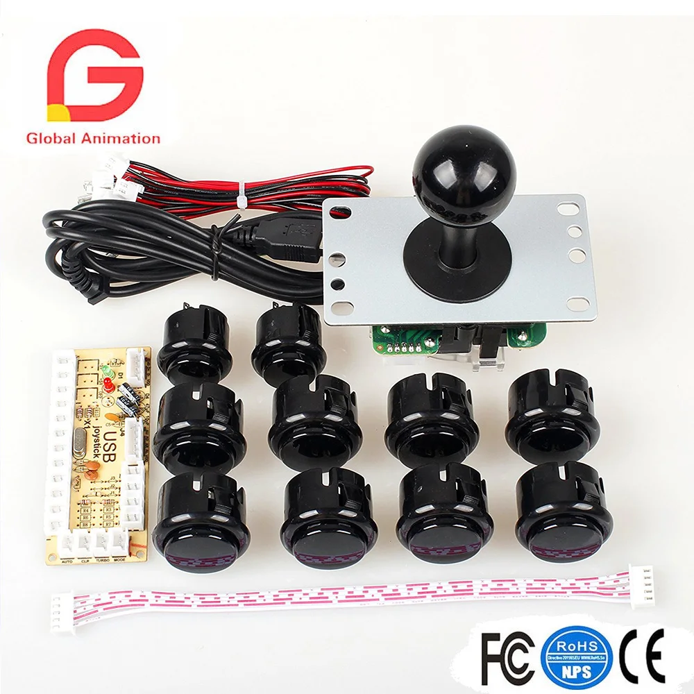 Аркадные запчасти сделай сам 2x USB кодировщик с нулевой задержкой + 5 контактный 8