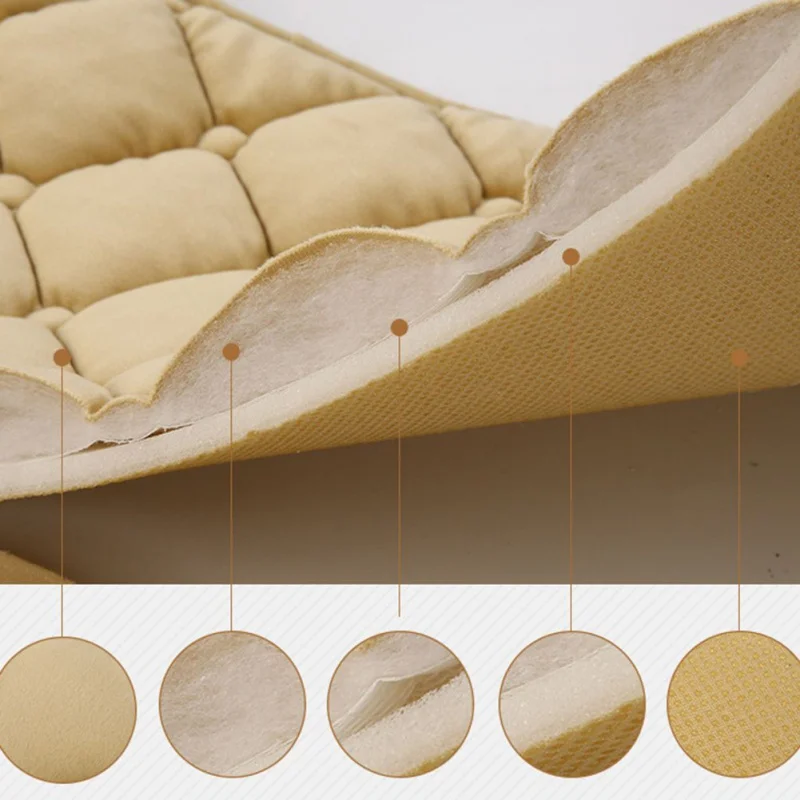 Зимний чехол для автомобильного сиденья передняя и задняя плюшевая подушка